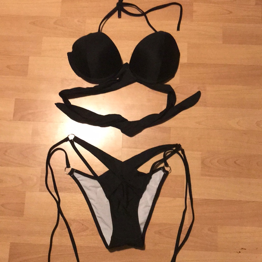 Black Bikini top & bottom.